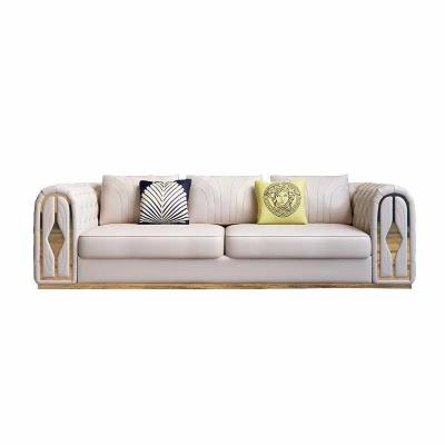 China Sofa Sets Home Furniture Sectional Ornate Light Luxury Tufted for sale