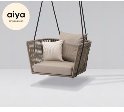 China Rattan Easy Carry Hanging Chair Swing Rocking Chair Outdoor Adult Sofa for sale