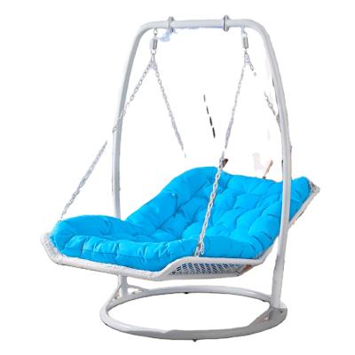 China Leisure Style Swing Chair Egg Chair Easy Carry Rattan Single Hanging Chair For Outdoor Furniture for sale