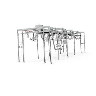 China GARMENT & HOMETEXTILE China Manufacture High Quality Customer Make Manual Garment Aluminum Rail Hanging System for sale