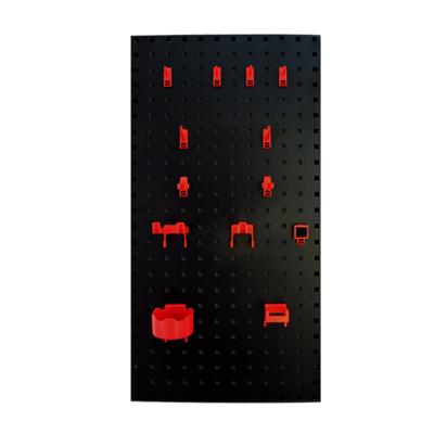 China Pegboard Multifunctional Tool Metal Tool Display Wall Metal Garage Hardware Hanging Board for sale