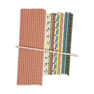 China Disposable Straw Wrapping Paper Biodegradable Disposable Drinking Straw for sale