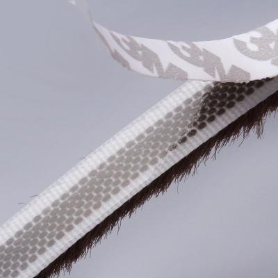 China Modern Woven Brush Seal Wool Pile Weatherstrip For Pet Door Seal for sale