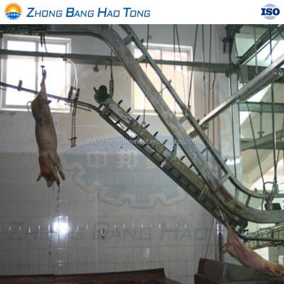 China pig hog carcass transport conveyor machine for pig slaughterhouse for sale