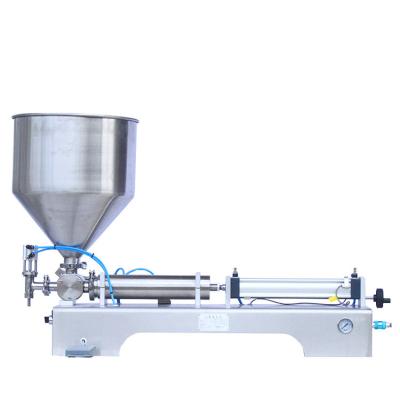 China Beverage Semi-automatic Pneumatic Semi-liquid Filling Machine for sale