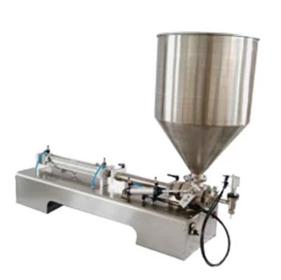 China Semi-automatic Pneumatic Beverage Honey Sauce Filling Machine for sale