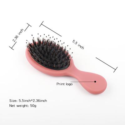 China Salon Fashionable Hairdressing Brush Oval Hair Paddle Comb For Scalp Massage for sale