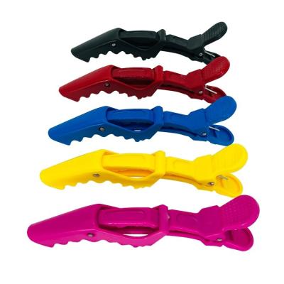 China Hair Grip Hair Clips Professional Plastic Clips Hold Barber Hair Grip Hairdressing Styling Tools for sale