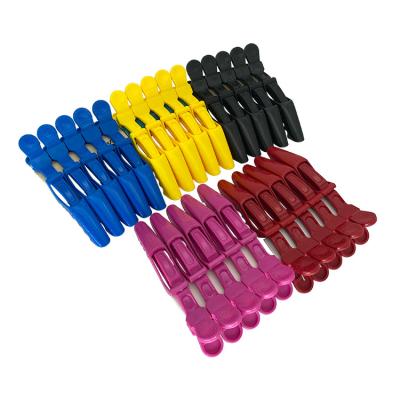 China Wholesale Plastic Plug Hair Alligator Hair Clips Salon Repair Care Styling Accessories for sale