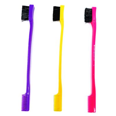 China Home/Salon Top Selling Comb Plastic Afro Hair Pick Comb Styling Pick Brush Eyebrow Brush for sale