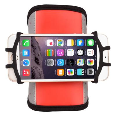 China Custom Universal Mobile Phone Smart Armband Rotating Outdoor Sport Running Rotating Armband for sale