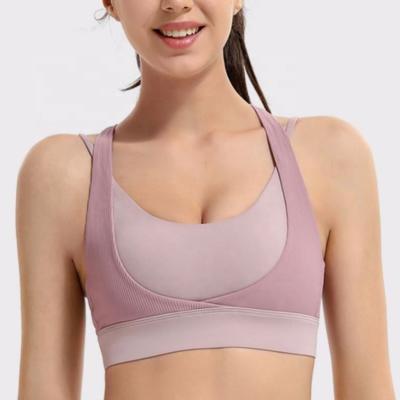 China UB1258 New Style Women Halter Sports Bra Breathable Running Bra Workout Support Wear for sale