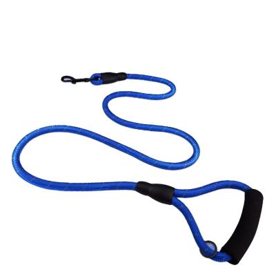 China Hot Selling Dog Pet Supplies Reflective and Explosion-proof Luminous Elastic Nylon Pet Leash Custom Dog Leash Rope for sale