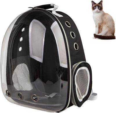 China Portable Breathable Outlet Airline Approved Clear Expandable Breathable Backpack Dogs Cat Crate Pet Travel Carrier Carrying Bag for sale