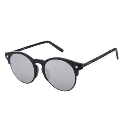 China Fashion retro half frame luxury men round sunglasses FHSJ1549 tr90 sunglasses for sale