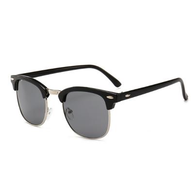 China Fashion Sunglasses XH0754 2019 Hot Selling Metal And PC Half Frame Sunglasses for sale