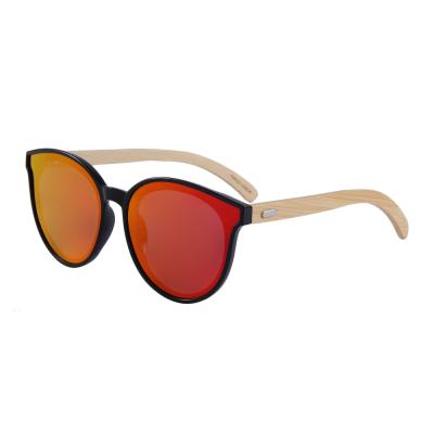 China Fashion Sunglasses 314 2021 Bamboo Wood Women Male Female Cat Eye Sunglasses Fashion Sun Glasses for sale