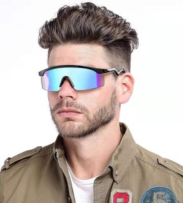 China New Arrival Fashion Sunglasses SA9140 Rimless Frame Mens One Piece Half Sports Sunglasses for sale