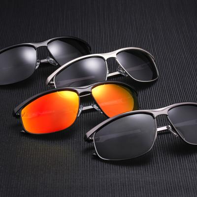 China Sports Sunglasses 16618 New Products Driving Men Metal Outdoor Sports Polarized Cycling Sunglasses for sale