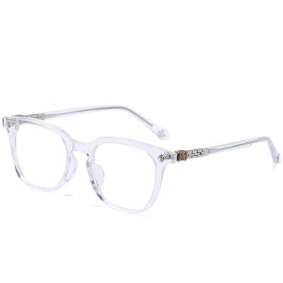 China For Classic Clear Oversized Acetate Frames Wholesale Blue Light Reading Glass Y9668 Anti Blocking Optical Glasses for sale