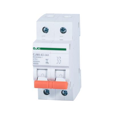 China mcb 2P with AC 230V/415V mcb Miniature Circuit Breaker MCB Miniature Circuit Breaker 6KA for sale