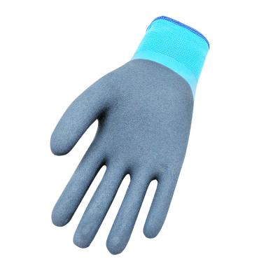 China Anti-impact -30 Weather Winter Outdoor Clothing /Waterproof Safety Gloves/Sandy Latex Coated Work Gloves/Refrigeration Room Freezer Plant for sale