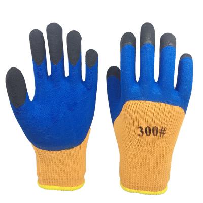 China Anti-impact Finger Immersion Proof Cold Sponge Rubber Coated Outdoor Winter Work Gloves for sale