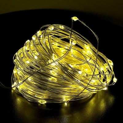 China Hotel Waterproof 44 With And Battery Case For Outdoor Festival Led Fairy String Lights for sale