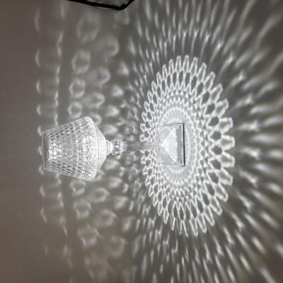 China Modern Hot Selling USB Wireless Touch Hotel Night Decorative Crystal Table Lamp for sale