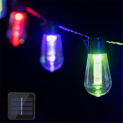 China Modern Holiday Decoration 10m 10 Led Light Waterproof And RGB Color Lights Solar Stairs Led Strip Light for sale