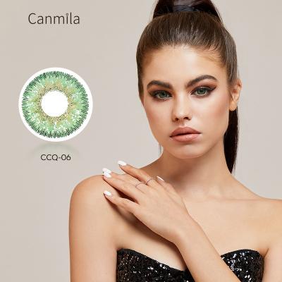 China HAMA CCQ-06 Iceland Green Color Contact Lenses Wholesale Private Label 14.0 for sale