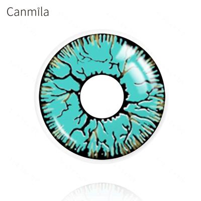 China Canmila Cool Crazy Color Contact Lenses CCOS29 Halloween Party Green CCOS29 for sale