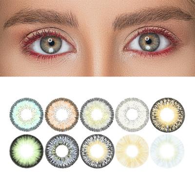 China Cosmetic high quality daily annual fresh tone color prescription eye waer natural contact lens for sale