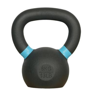 China Hot Selling High Quality Cast Iron Even Home Use Powder Coating Kettlebell With Customized Logo And Kg Pounds for sale