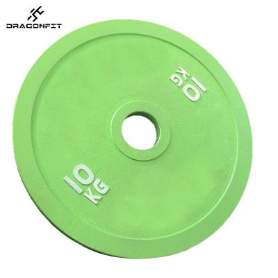 China Durable China New Style Steel Colored Calibrated Steel Plate Weightlifiting Plate for sale