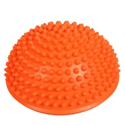 China High Quality Fitness Wholesale Balance Training Fitness Half Around Foot Massage Ball Yoga Massager Spike Ball With Spike for sale