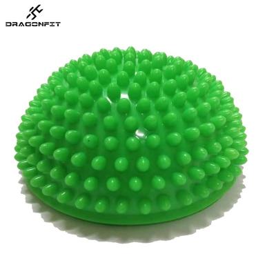 China Hot Round Functional Spiky Deep Foot Massage Gym Muscle Tissue Therapy Muscle Tissue Pods Exercise Sale Half Ball for sale