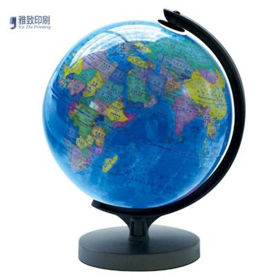 China Factory direct sale large different size clear luminous printing plastic globe for sale