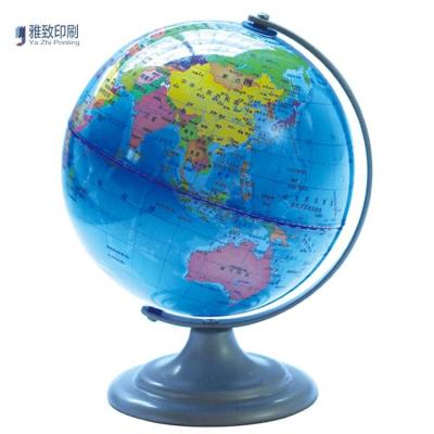 China High Quality Custom Made Clear Luminous Printing Educational Geography Globe Factory Model for sale