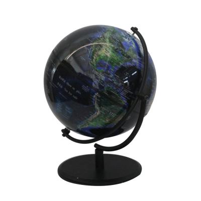 China Supplier Customized Clear Luminous Customized Printing Topography Terrain Wholesale Mini Globe Map World Professional Globe With Metal Stand for sale