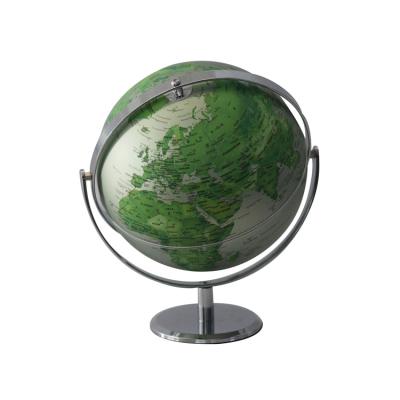 China 23CM Green Earth Map Globe Clear Luminous Printing Plastic World Map Decor Desk Teach Cheap Globe for sale