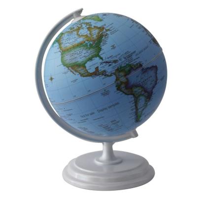 China Clear Illuminated Printing Globes World Map English Geographic Teaching Interactive Globes for sale