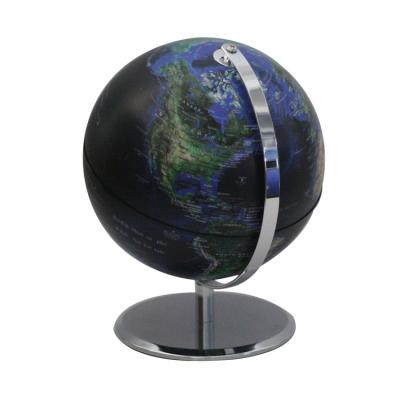 China Clear Luminous High Quality Educational Lamp Globe Metal Base World Printing Globe for sale