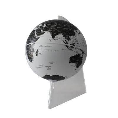 China Excellent Quality Educational Wholesale Handicraft Wholesale Clear Luminous Printing Color World Map Earth Black White English Globe Teaching Resources Tools for sale