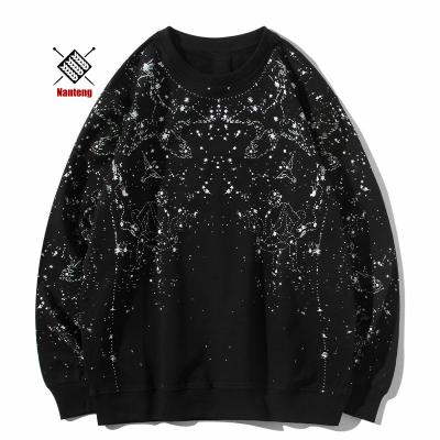 China Anti-wrinkle Custom Design Logo Wholesale Top Quality Oversized Digital Printing Sublimation Cotton Sweatshirt Men for sale