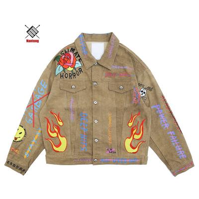 China Custom Made 3d Sublimation Print Bomber Jacket Cotton Breathable Oversized Men's Jackets Coats for sale