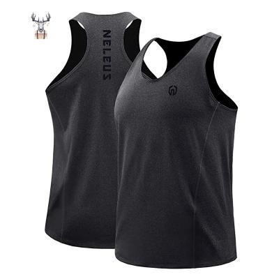 China Low MOQ QUICK DRY Customize Logo Sports Sublimation Fitness Stringer Gym Men Customize Tank Tops for sale