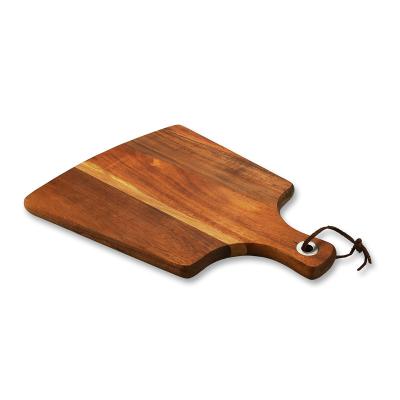 China Natural Factory Price Acacia Wooden Bread Fruit Cutting Board Natural Wooden Cheese Board Pizza Dish for sale