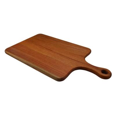 China Sustainable Wholesale Kitchenware Acacia Quality Cheese Wood Cutting Board With Handle for sale