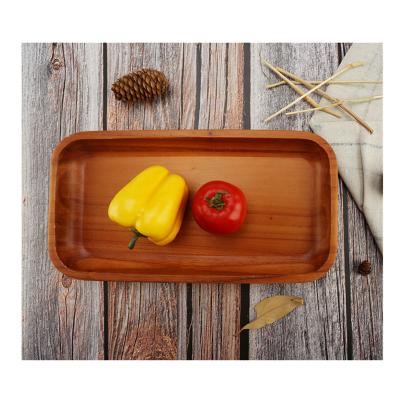 China Japanese Style Tableware Dish Wooden Platter Paddles Wooden Platter Pallets Solid Wood Steak Steak Dishes for sale